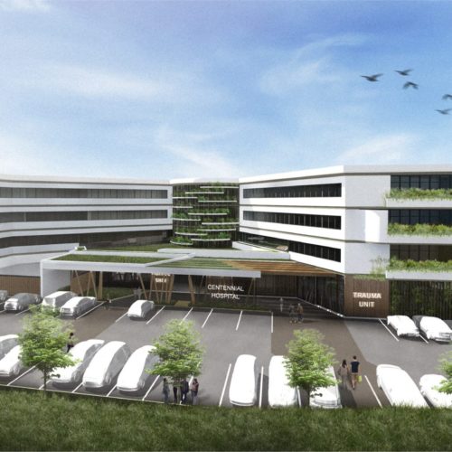 CENTENNIAL HOSPITAL RENDER